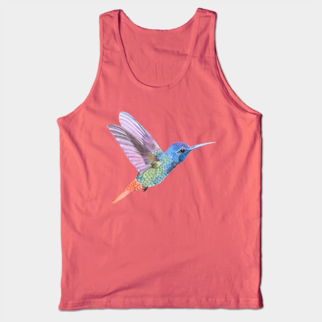 Colorful Colibri Tank Top by Happy Art Designs